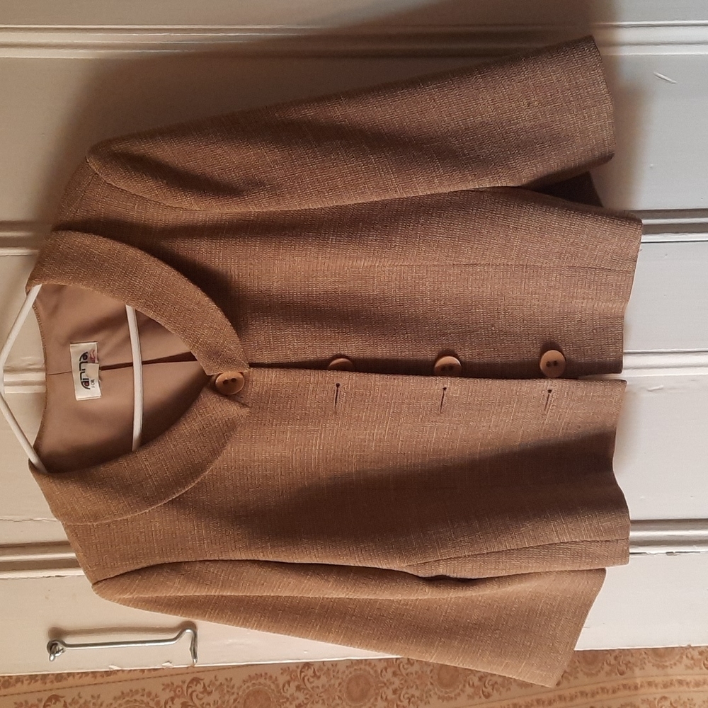Gold bolero jacket size medium reo vintage euc